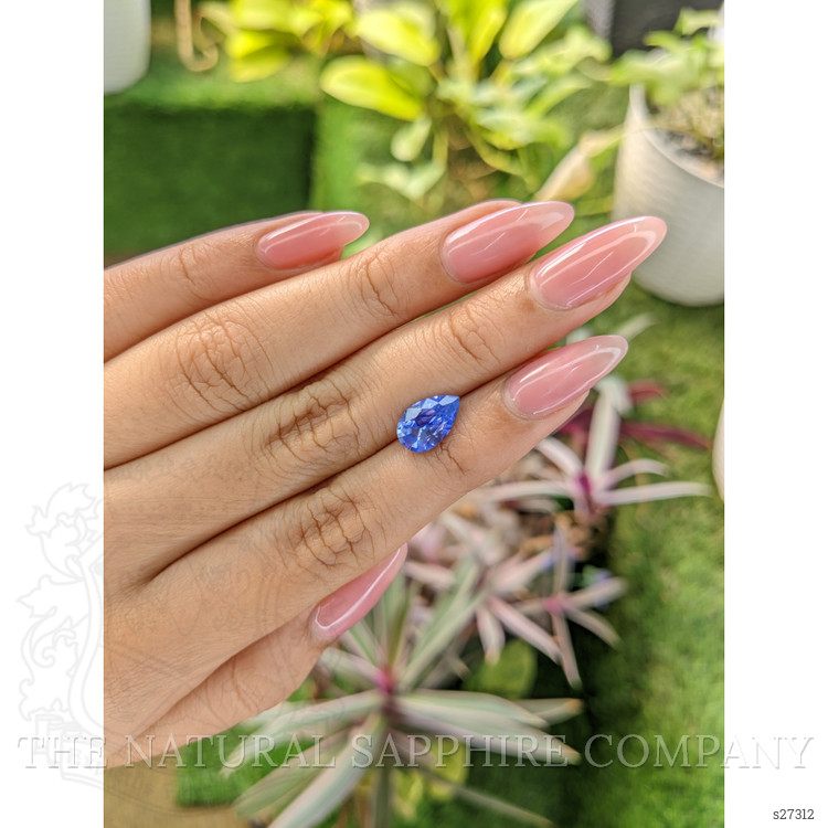 1.89 Ct. Blue Sapphire from Ceylon (Sri Lanka)