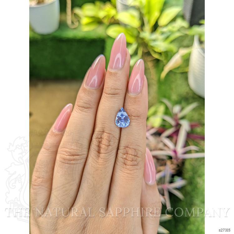 2.30 Ct. Blue Sapphire from Ceylon (Sri Lanka)