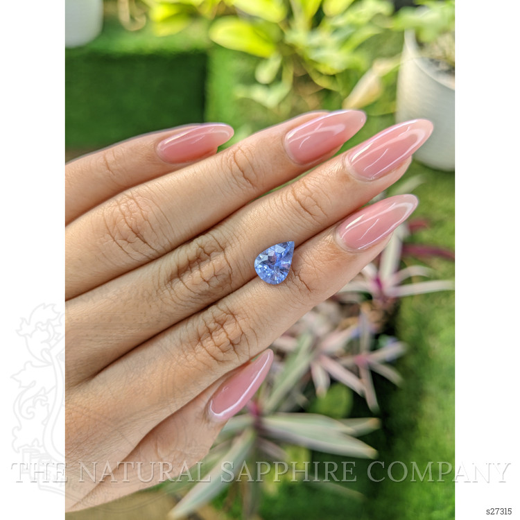 2.30 Ct. Blue Sapphire from Ceylon (Sri Lanka)