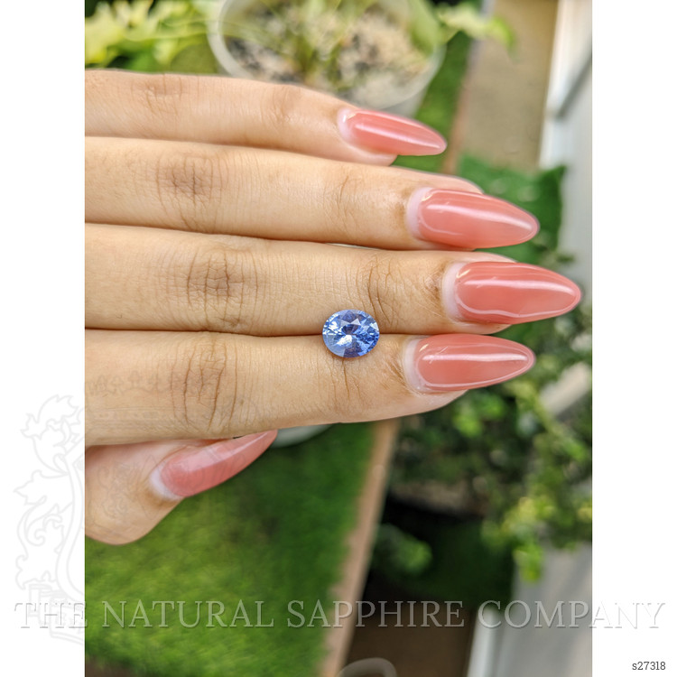 2.28 Ct. Blue Sapphire from Ceylon (Sri Lanka)