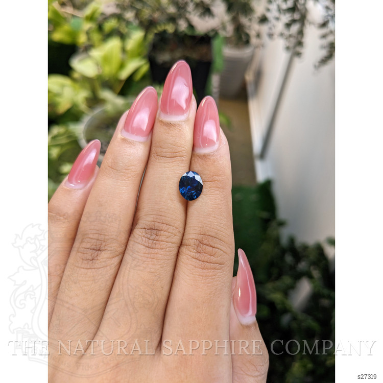 2.09 Ct. Greenish Blue Sapphire from Madagascar