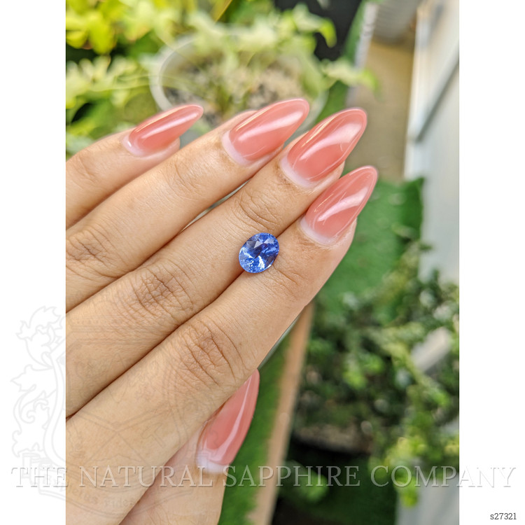 2.36 Ct. Blue Sapphire from Ceylon (Sri Lanka)