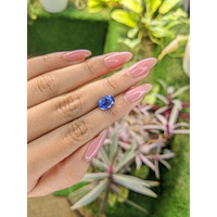3.61 Ct. Blue Sapphire from Ceylon (Sri Lanka) Life Style