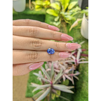 3.61 Ct. Blue Sapphire from Ceylon (Sri Lanka) Life Style