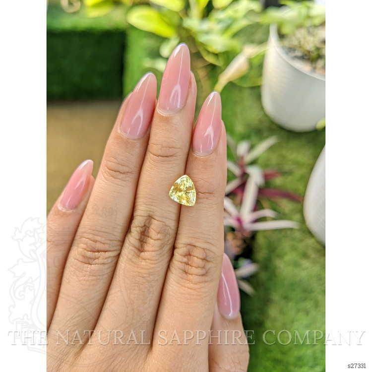 2.45 Ct. Yellow Sapphire from Ceylon (Sri Lanka)