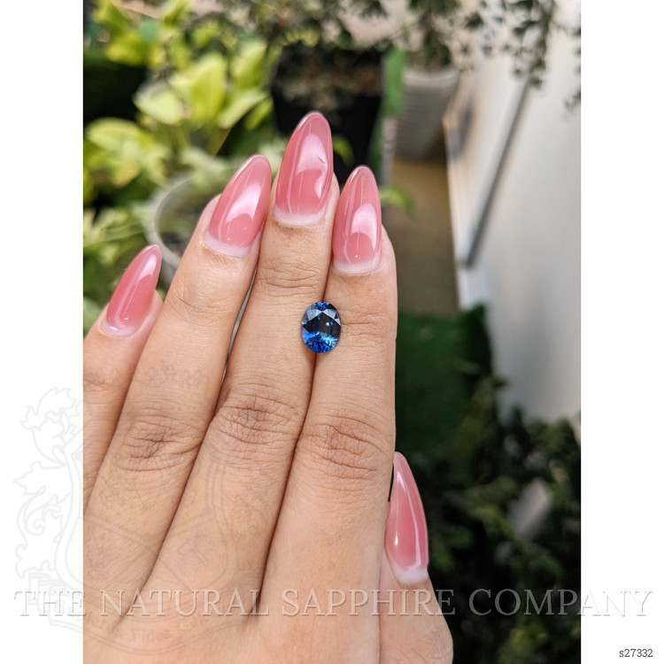 1.99 Ct. Greenish Blue Sapphire from Madagascar