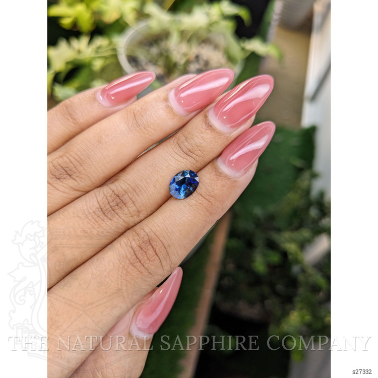 1.99 Ct. Greenish Blue Sapphire from Madagascar