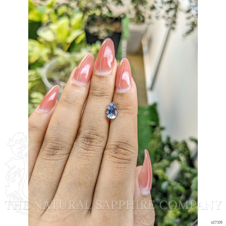 1.76 Ct. Bi Color Sapphire from Ceylon (Sri Lanka)