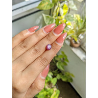 2.64 Ct. Pinkish Purple Star Sapphire from Ceylon (Sri Lanka) Life Style
