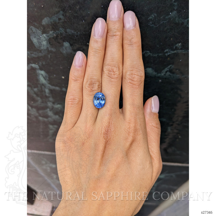 6.84 Ct. Bi Color Sapphire from Ceylon (Sri Lanka)