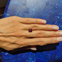 3.51 Ct. Reddish Pink Sapphire from Madagascar Life Style