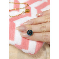 7.78 Ct. Bluish Green Sapphire from Montana Life Style