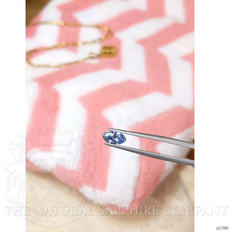 0.97 Ct. Blue Sapphire from Montana