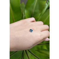 1.56 Ct. Blue Sapphire from Montana Life Style