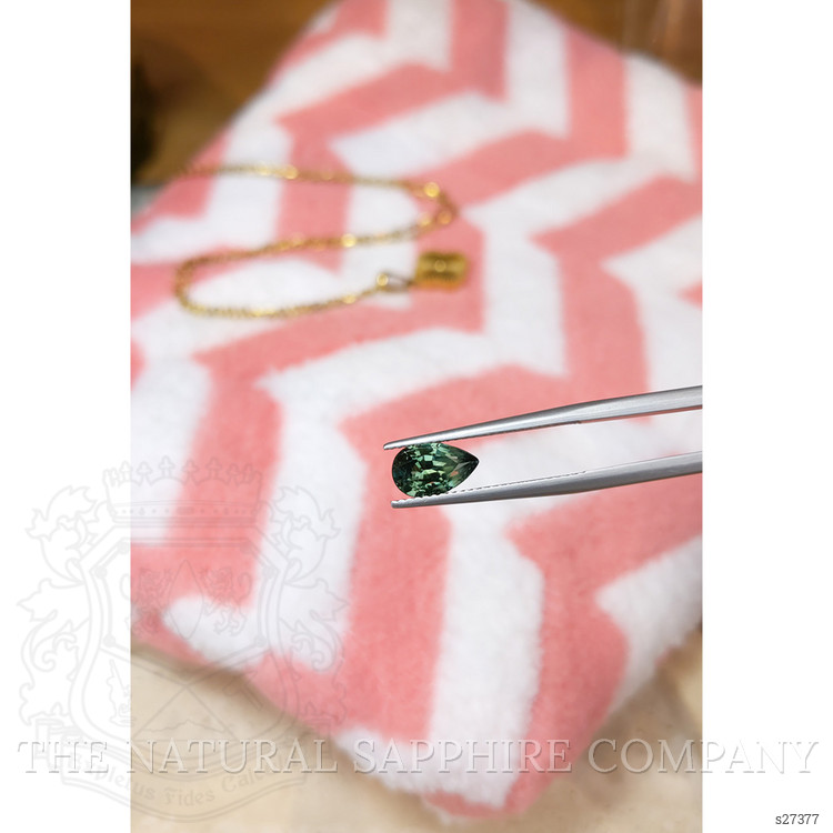 1.77 Ct. Green Sapphire from Montana