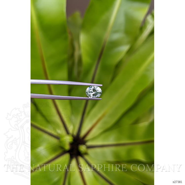 1.40 Ct. Bluish Green Sapphire from Montana