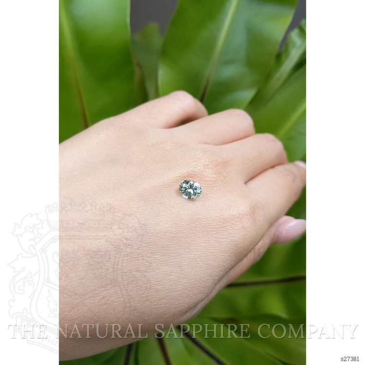 1.40 Ct. Bluish Green Sapphire from Montana