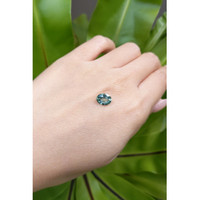 2.25 Ct. Bluish Green Sapphire from Montana Life Style