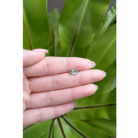 1.18 Ct. Bluish Green Sapphire from Montana Life Style