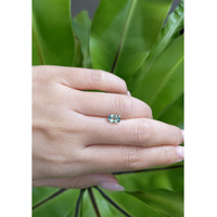 1.18 Ct. Bluish Green Sapphire from Montana Life Style