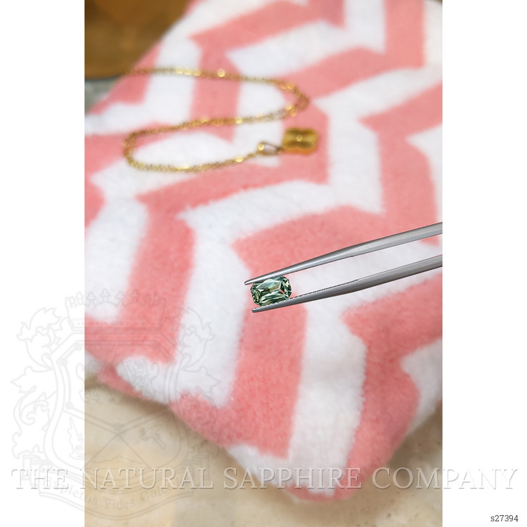 1.15 Ct. Green Sapphire from Montana