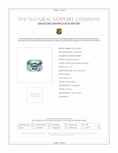 1.12 Ct. Greenish Blue Sapphire from Montana Scan Report