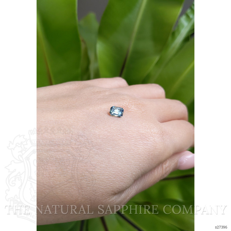 1.12 Ct. Greenish Blue Sapphire from Montana