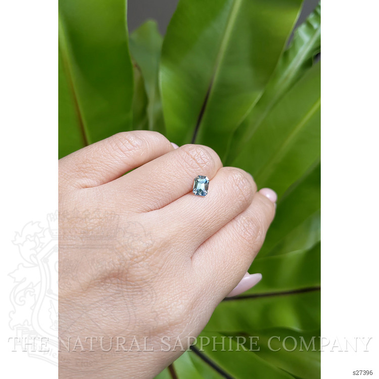 1.12 Ct. Greenish Blue Sapphire from Montana