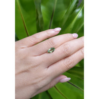 1.30 Ct. Green Sapphire from Ceylon (Sri Lanka) Life Style