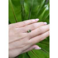 1.64 Ct. Green Sapphire from Ceylon (Sri Lanka) Life Style