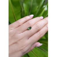 1.66 Ct. Green Sapphire from Ceylon (Sri Lanka) Life Style