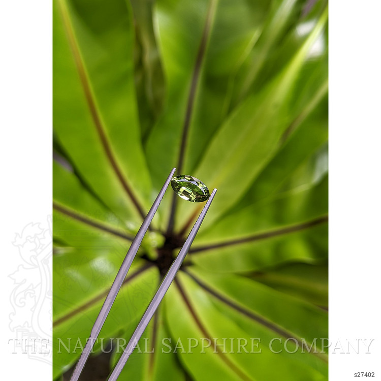 1.69 Ct. Green Sapphire from Ceylon (Sri Lanka)