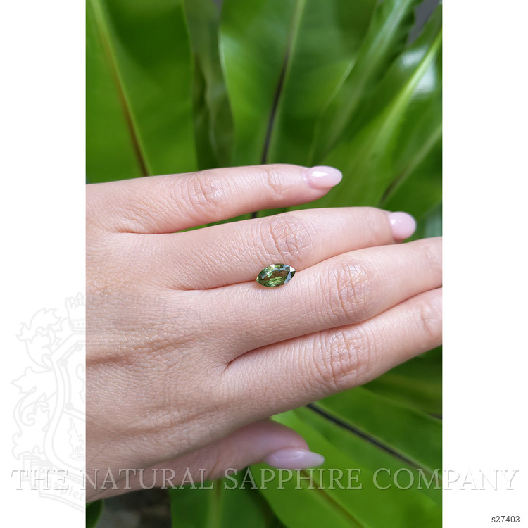 1.43 Ct. Green Sapphire from Ceylon (Sri Lanka)
