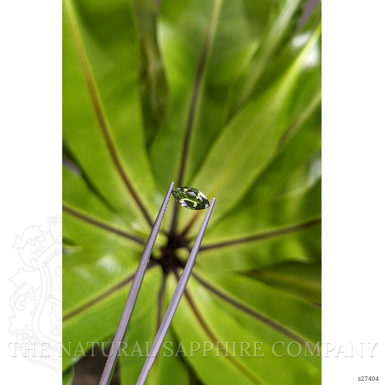 1.42 Ct. Green Sapphire from Ceylon (Sri Lanka)