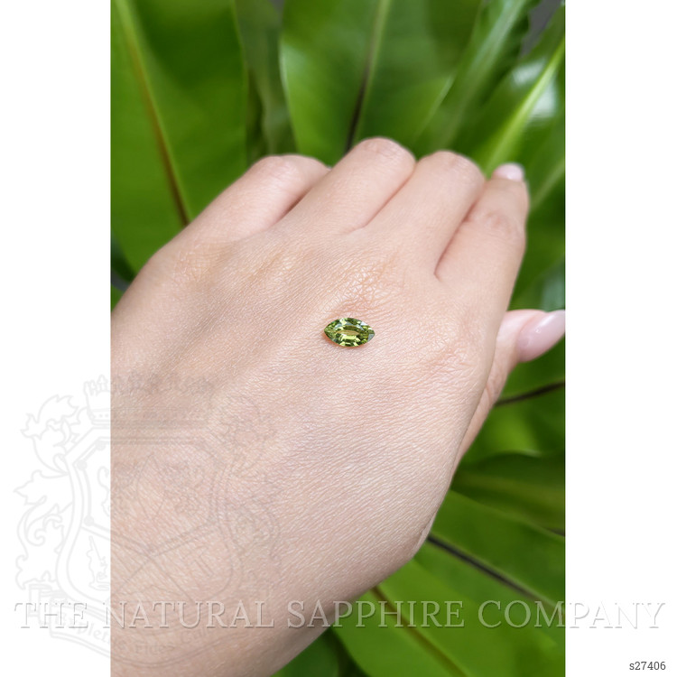 1.04 Ct. Green Sapphire from Ceylon (Sri Lanka)