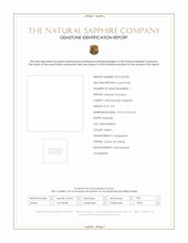 0.97 Ct. Green Sapphire from Ceylon (Sri Lanka) Scan Report