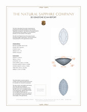 1.25 Ct. Green Sapphire from Ceylon (Sri Lanka) 3 D Scan Report