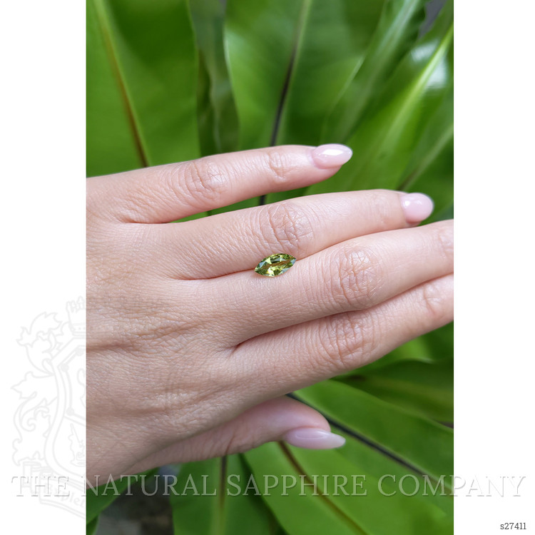1.16 Ct. Green Sapphire from Ceylon (Sri Lanka)