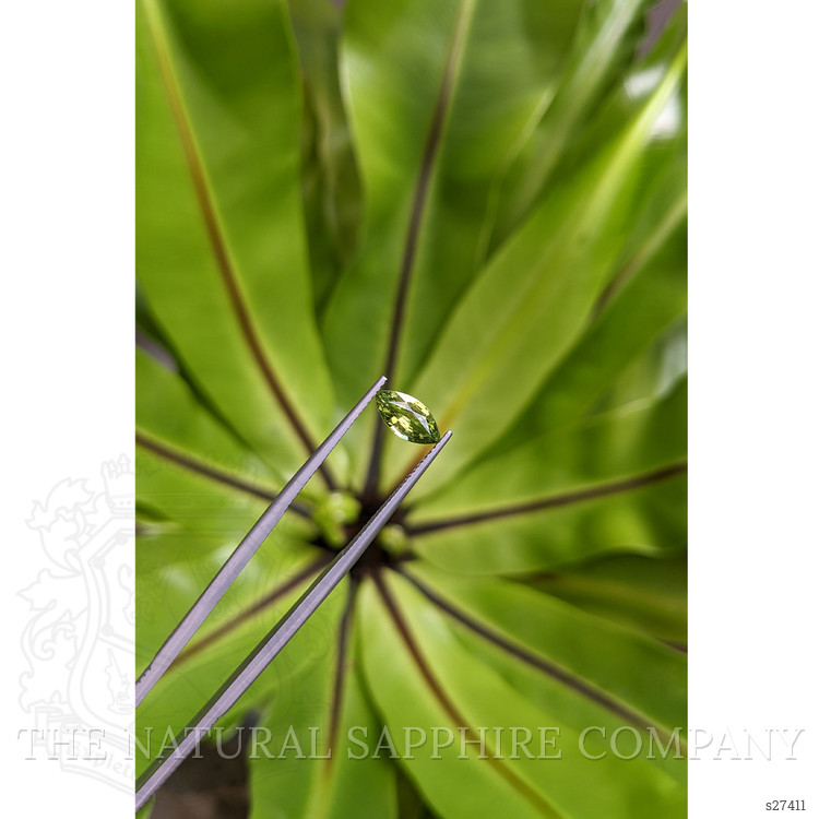 1.16 Ct. Green Sapphire from Ceylon (Sri Lanka)