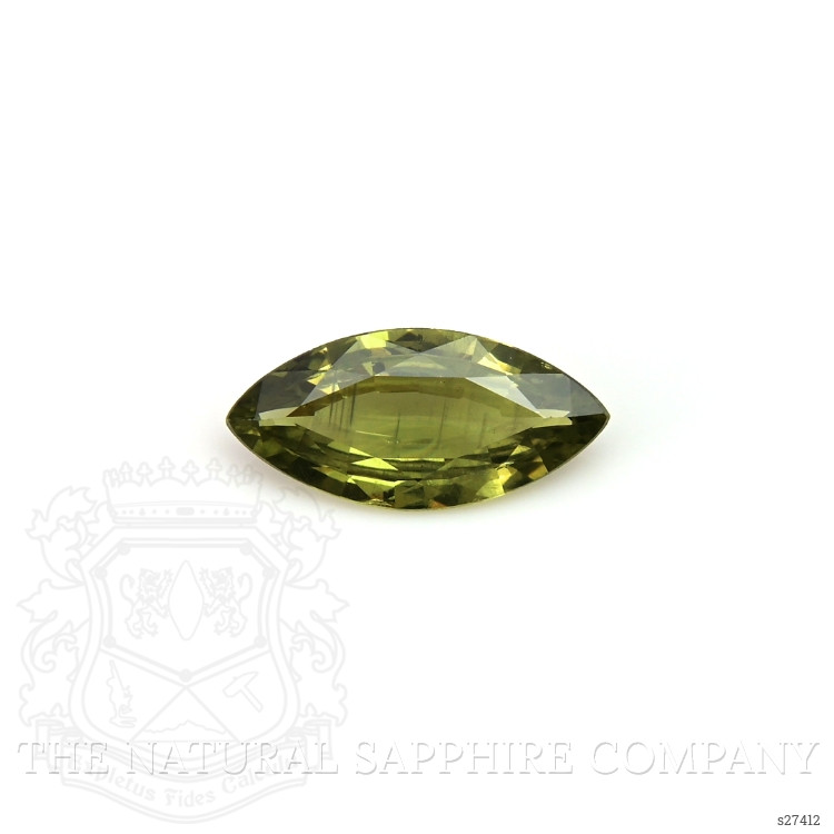 0.88 Ct. Green Sapphire from Ceylon (Sri Lanka)