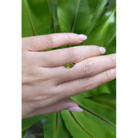 0.88 Ct. Green Sapphire from Ceylon (Sri Lanka) Life Style