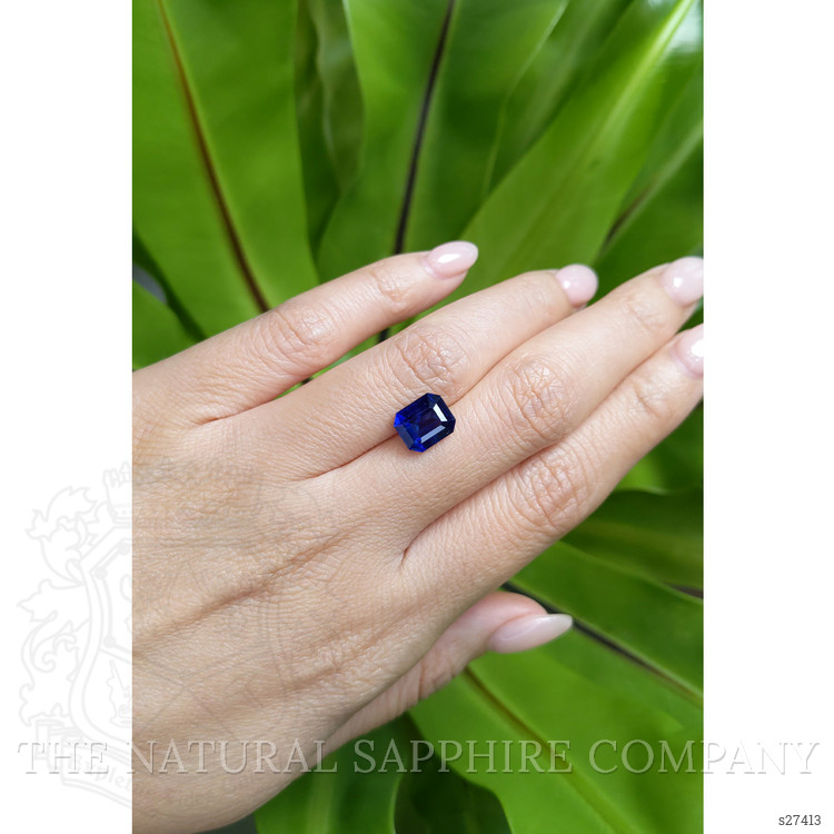 3.22 Ct. Blue Sapphire from Ceylon (Sri Lanka)