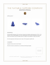 1.84 Ct. Blue Sapphire from Ceylon (Sri Lanka) Appraisal