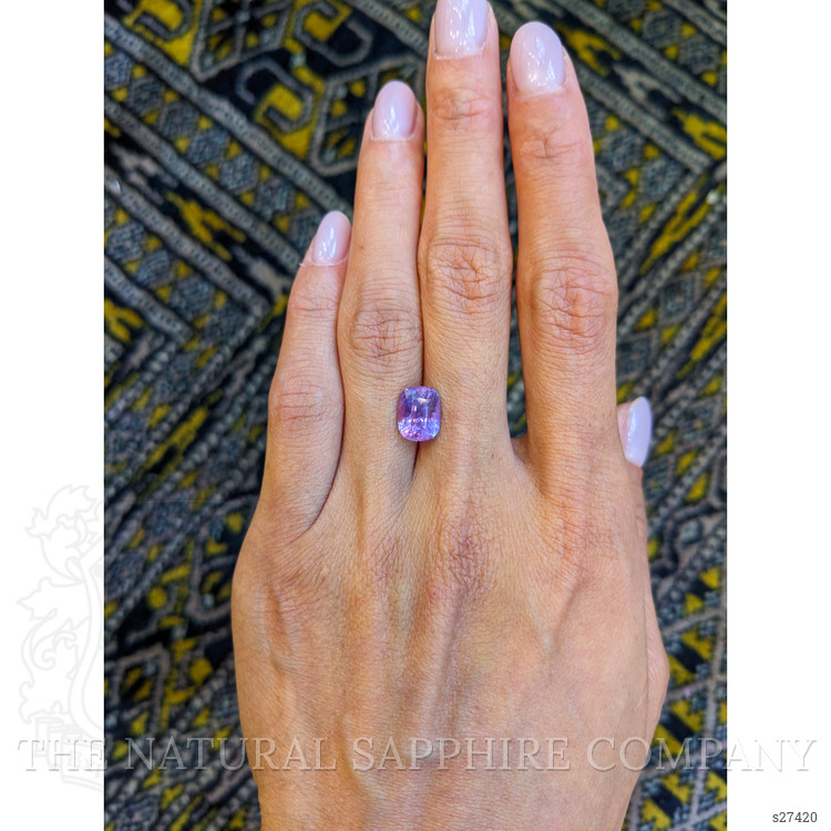 4.20 Ct. Pinkish Purple Sapphire from Ceylon (Sri Lanka)