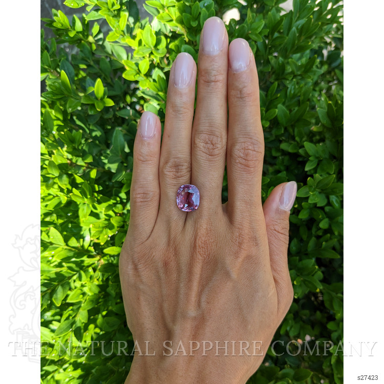 8.46 Ct. Pinkish Purple Sapphire from Ceylon (Sri Lanka)