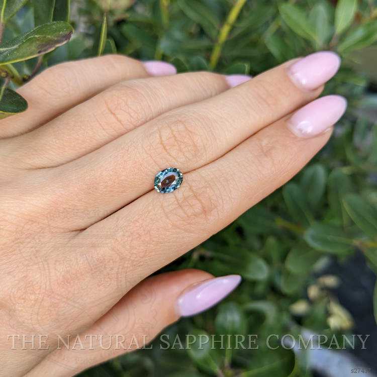 1.02 Ct. Bi Color Sapphire from Africa