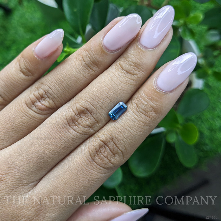 1.18 Ct. Greenish Blue Sapphire from Africa