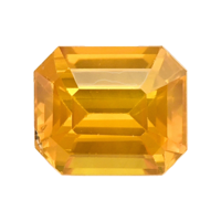 1.41 Ct. Yellowish Orange Sapphire from Africa Video