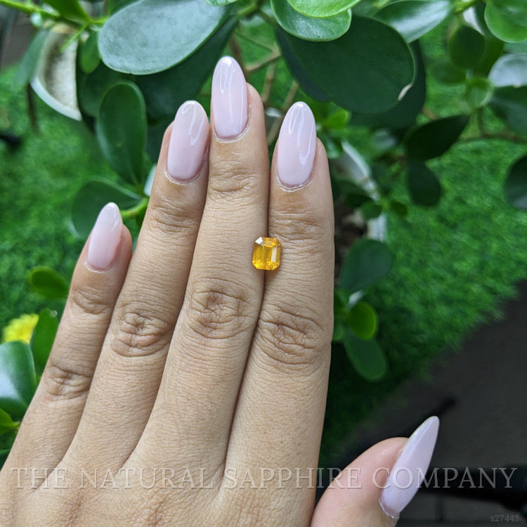 1.41 Ct. Yellowish Orange Sapphire from Africa