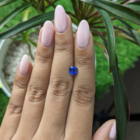 0.88 Ct. Blue Sapphire from Africa Life Style